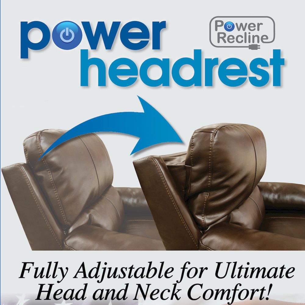 Haywood Power Lift Assist Lay Flat Recliner with Power Adjustable Headrest
