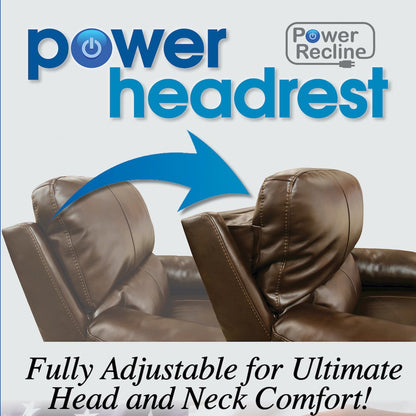 Haywood Power Lift Assist Lay Flat Recliner with Power Adjustable Headrest
