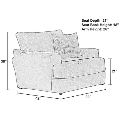 Lamar Chair 1/2 in Brown Color