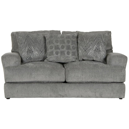 Lamar Loveseat in Grey Color