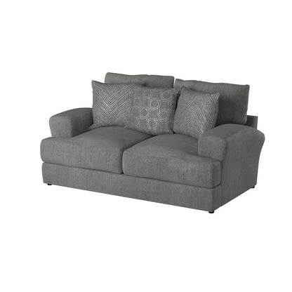 Lamar Loveseat in Grey Color