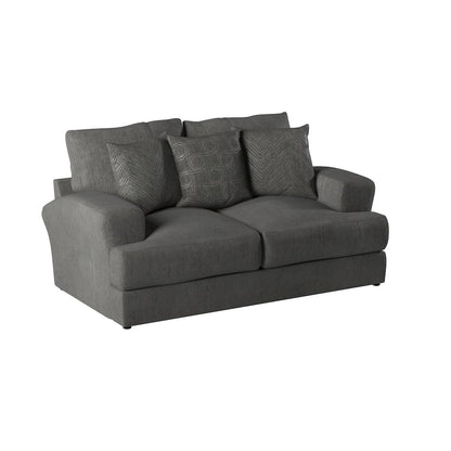 Lamar Loveseat in Grey Color