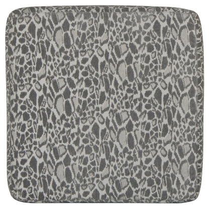 Lamar Cocktail Ottoman in Grey Color