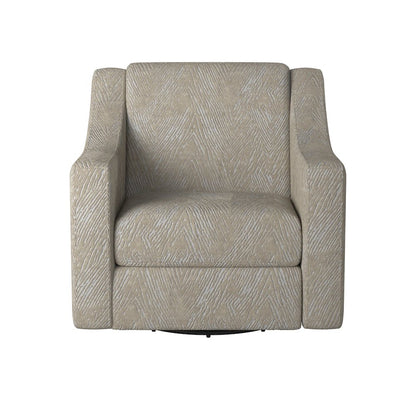 Lamar Swivel Chair in Brown Color