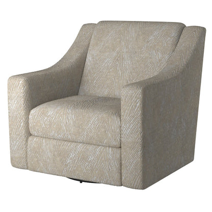 Lamar Swivel Chair in Brown Color