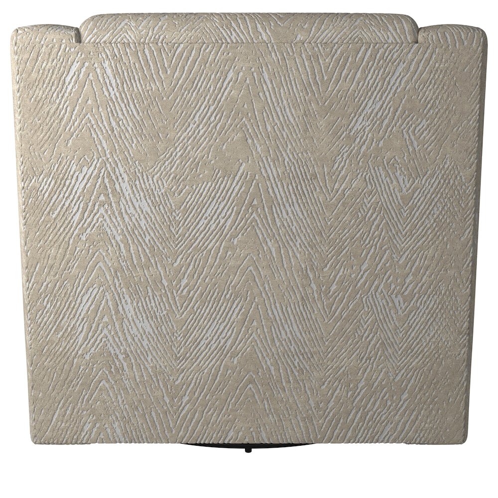 Lamar Swivel Chair in Brown Color