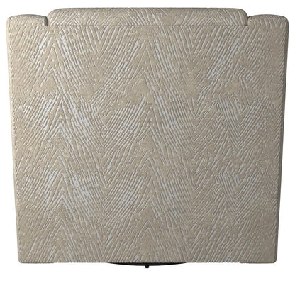 Lamar Swivel Chair in Brown Color