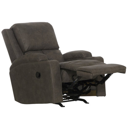 Kyle Rocker Recliner with Two Cupholders