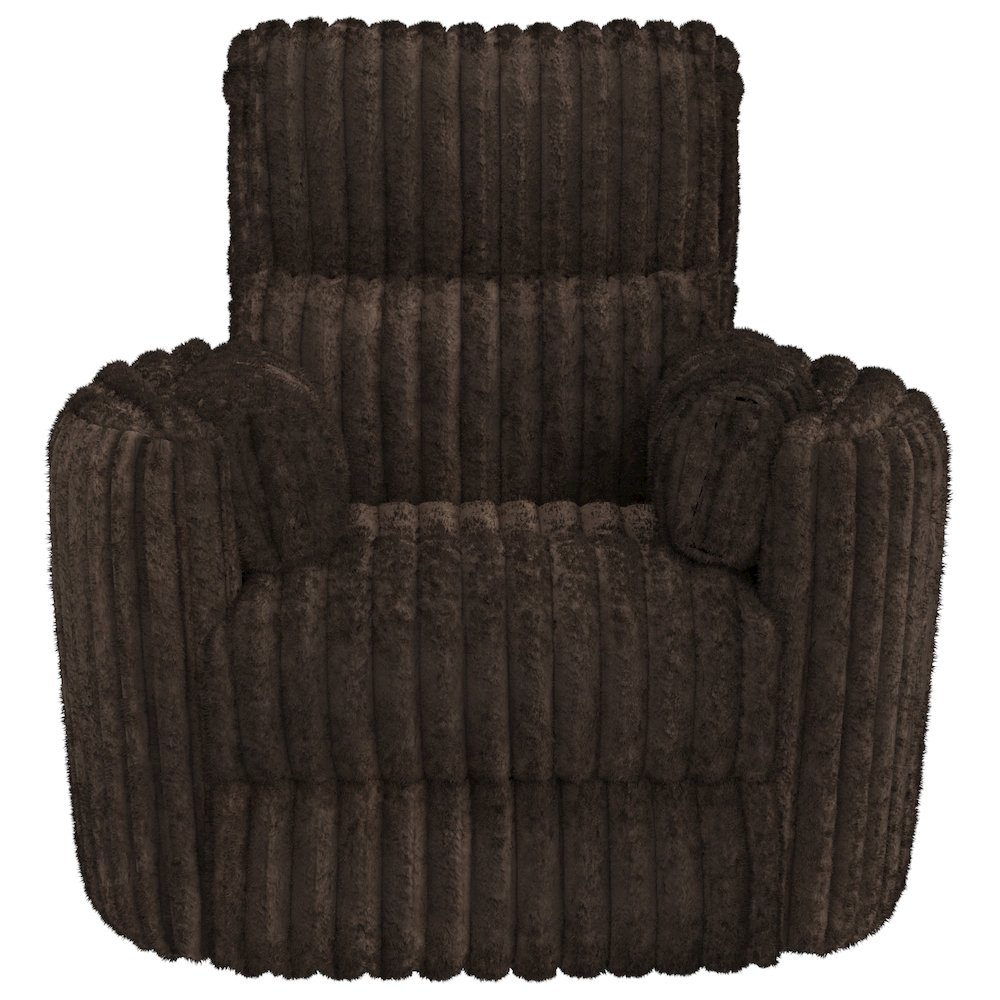 Daydream Swivel Glider Recliner in Chocolate color