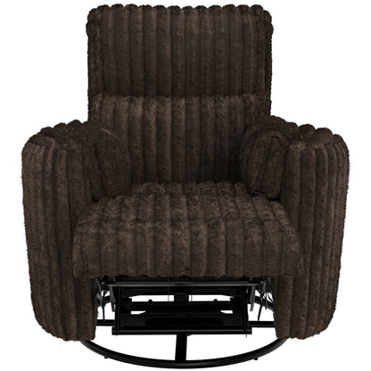 Daydream Swivel Glider Recliner in Chocolate color