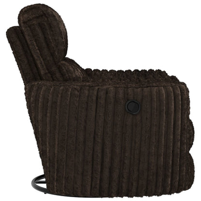 Daydream Swivel Glider Recliner in Chocolate color