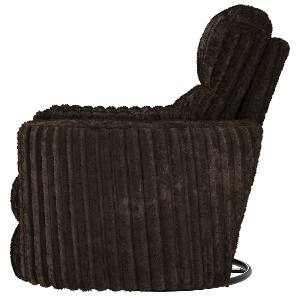 Daydream Swivel Glider Recliner in Chocolate color