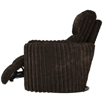 Daydream Swivel Glider Recliner in Chocolate color