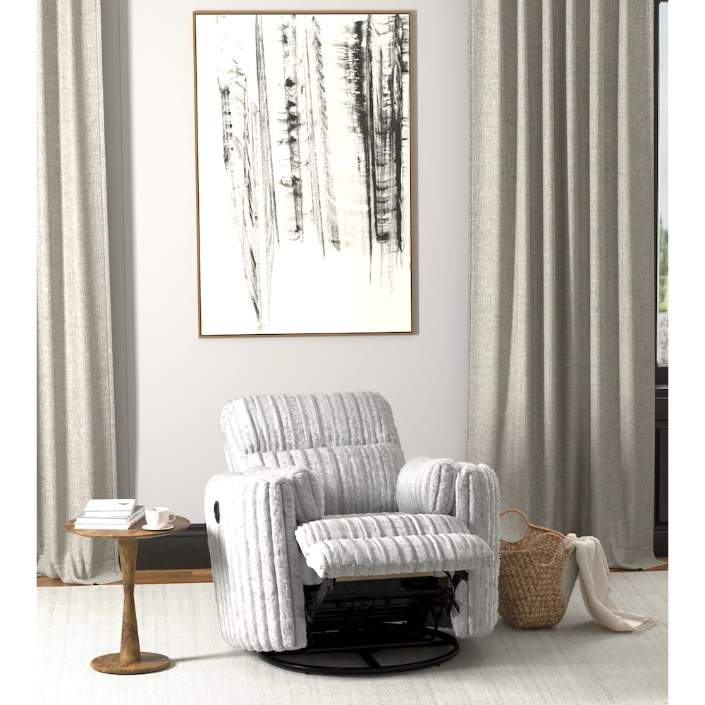 Daydream Swivel Glider Recliner in Moonstruck color