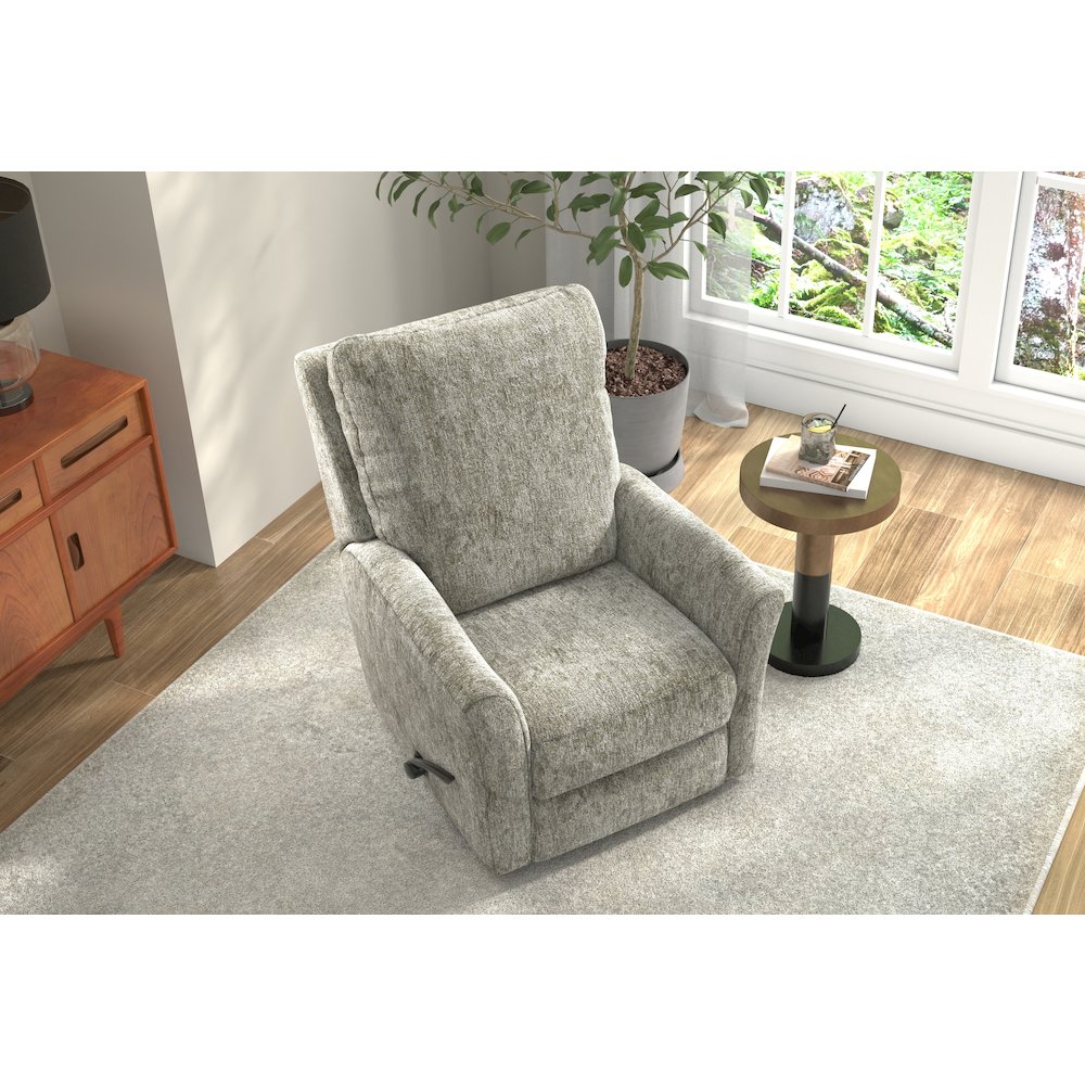 Belton Swivel Glider Recliner in Stone color