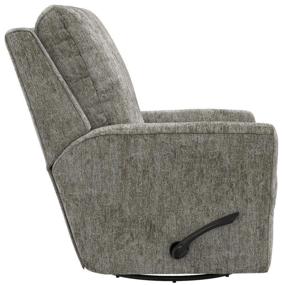 Belton Swivel Glider Recliner in Stone color
