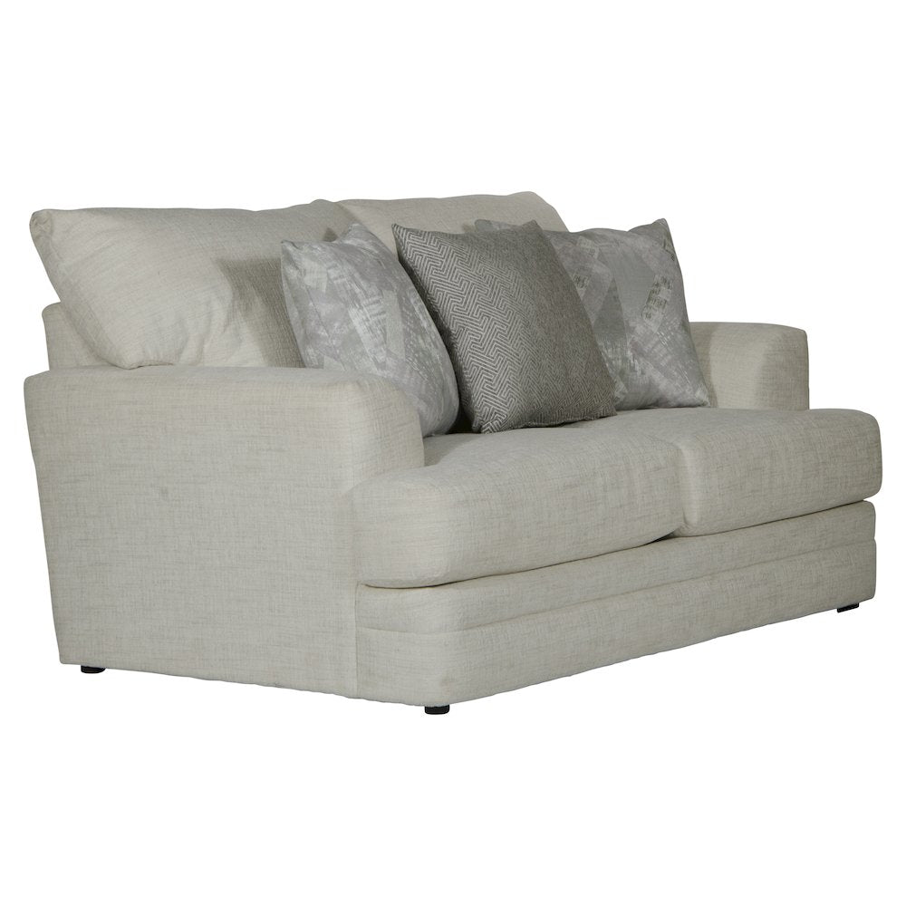 Zeller Loveseat in White Color
