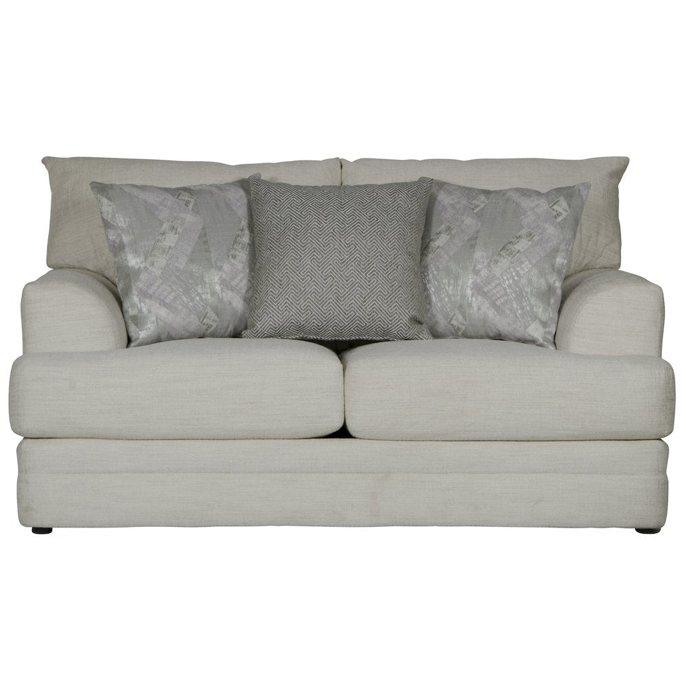 Zeller Loveseat in White Color