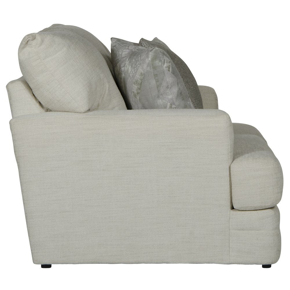 Zeller Loveseat in White Color
