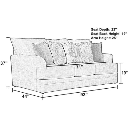 Zeller Sofa in White Color
