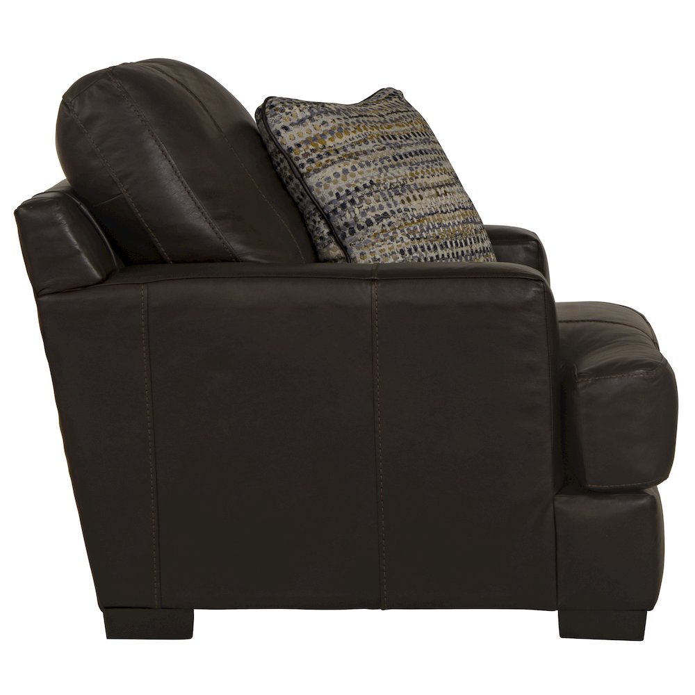 Marco Italian Top Grain Leather Match Chair