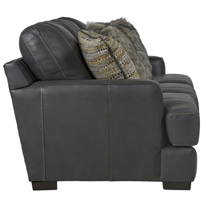 Marco Top Grain Italian Leather Match Sofa