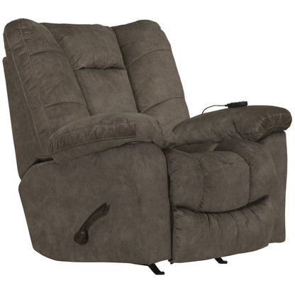 Manfred Rocker Recliner w/Heat & Massage in Buckskin color