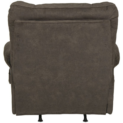 Manfred Rocker Recliner w/Heat & Massage in Buckskin color