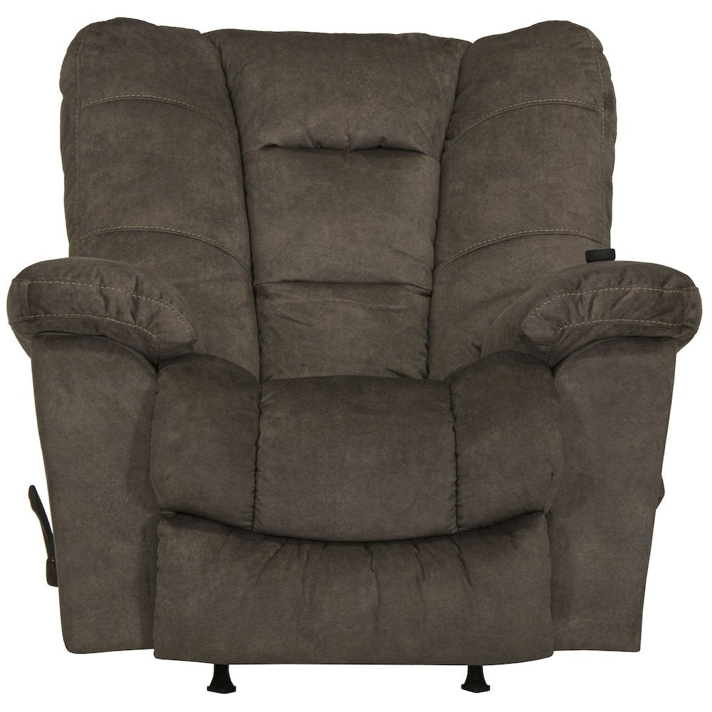 Manfred Rocker Recliner w/Heat & Massage in Buckskin color