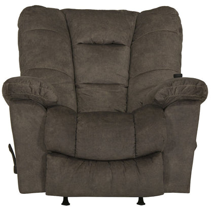 Manfred Rocker Recliner w/Heat & Massage in Buckskin color