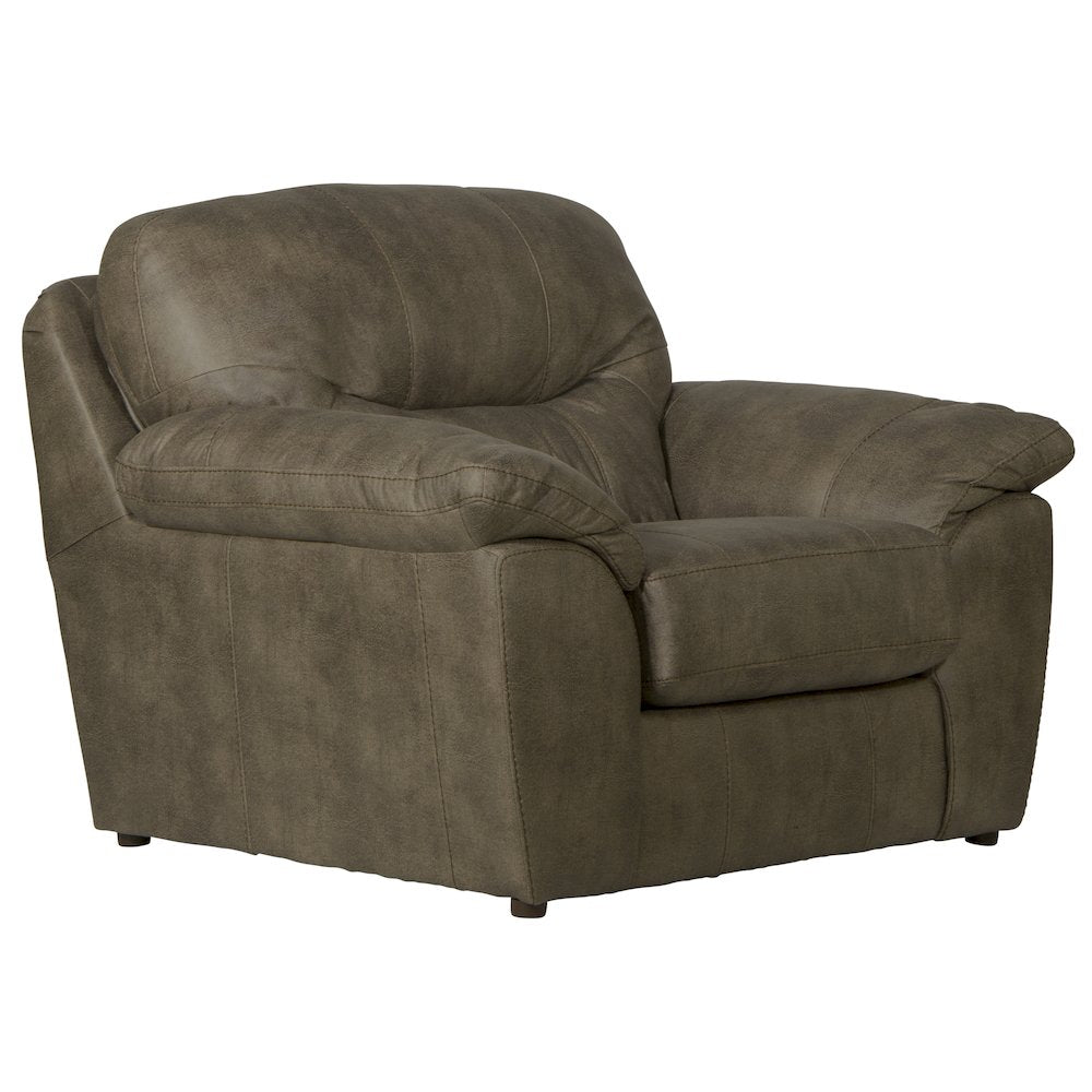 Bradshaw Oversized Chair in Brown Color