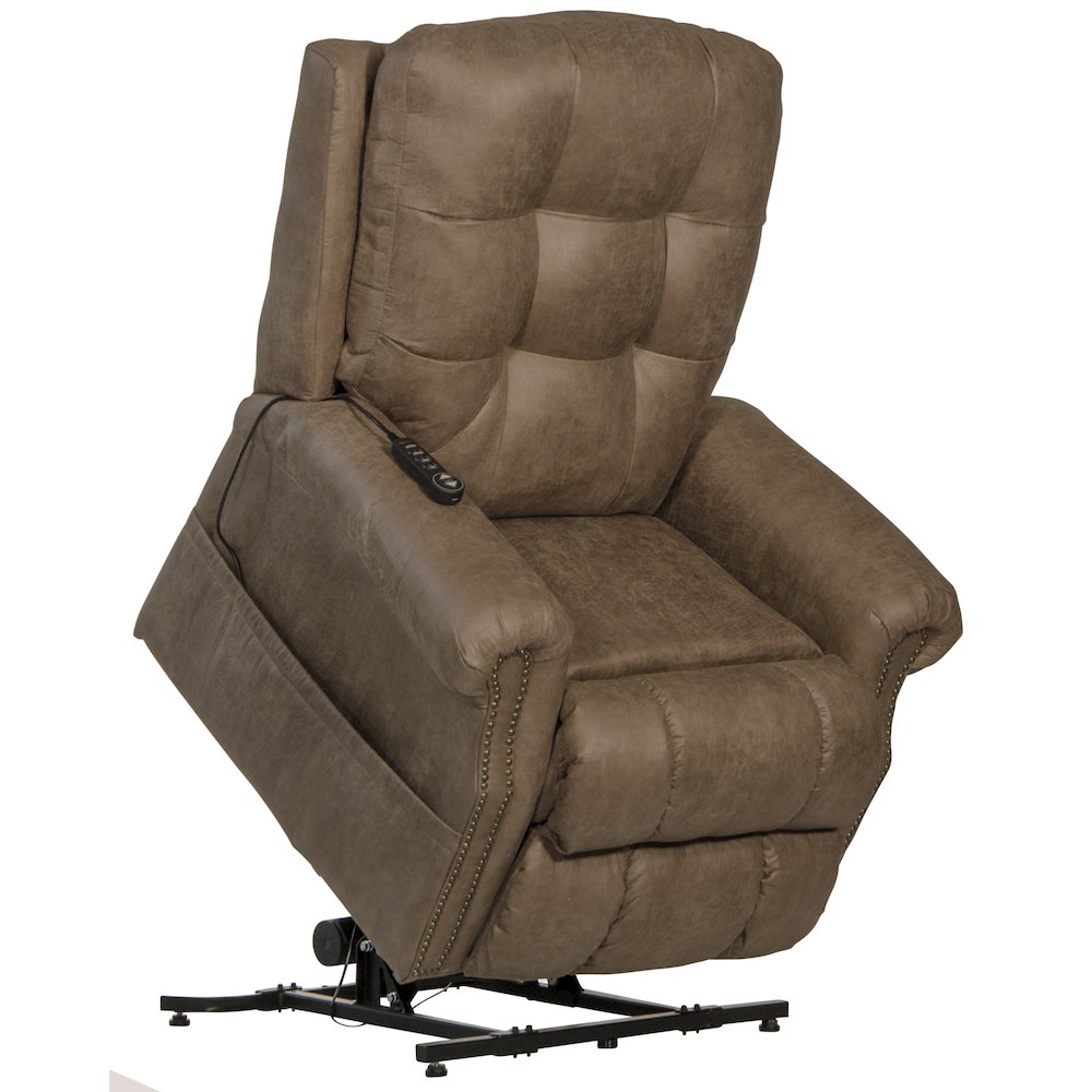 Ramsey Power Lift Lay Flat Recliner with Heat and Massage