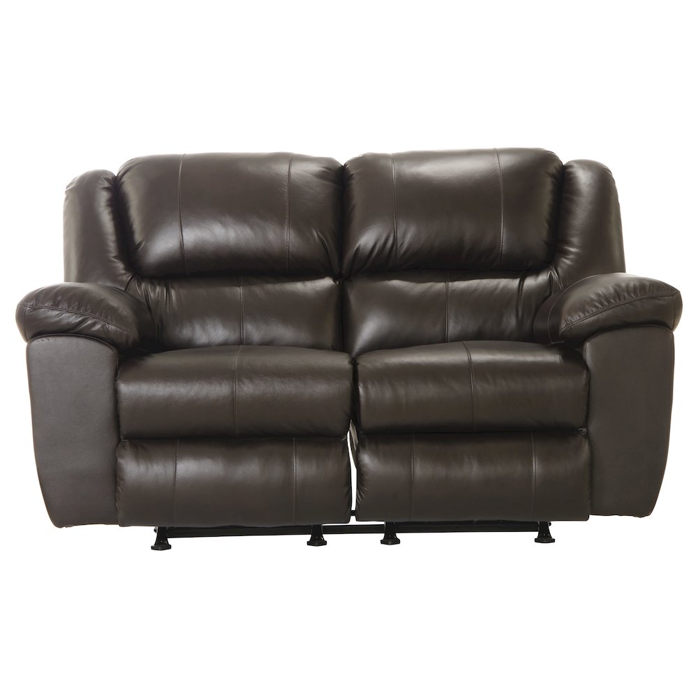 Transformer II Italian Leather Match Rocking Reclining Loveseat