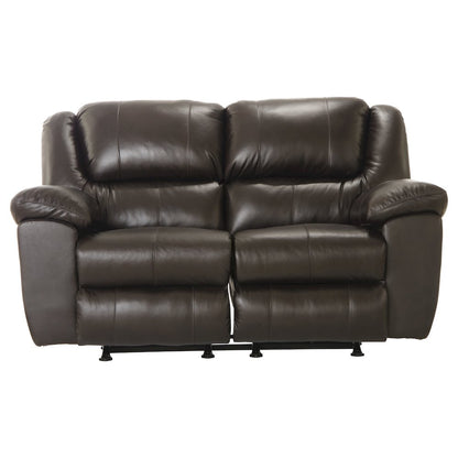 Transformer II Italian Leather Match Rocking Reclining Loveseat