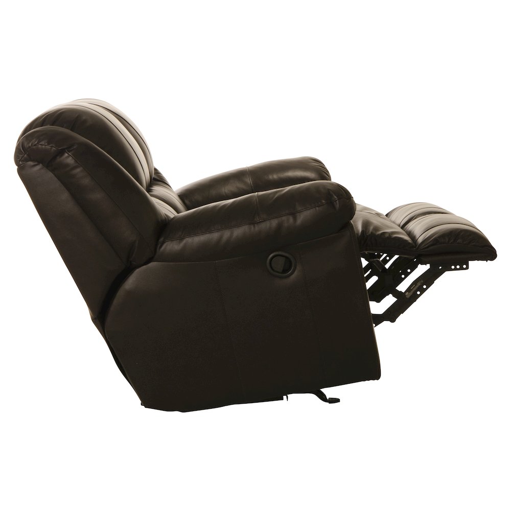 Transformer II Italian Leather Match Rocking Reclining Loveseat