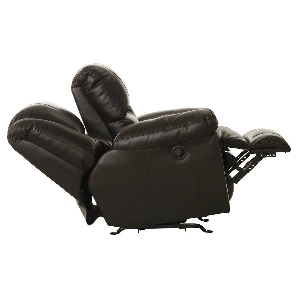 Transformer II Italian Leather Match Rocking Reclining Loveseat