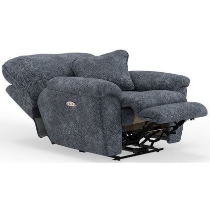 Paxon Deep Seat Power Lay Flat Recliner with Power Adjustable Headrest