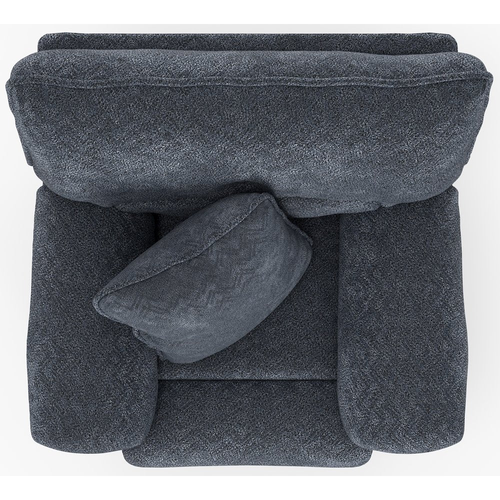 Paxon Deep Seat Power Lay Flat Recliner with Power Adjustable Headrest