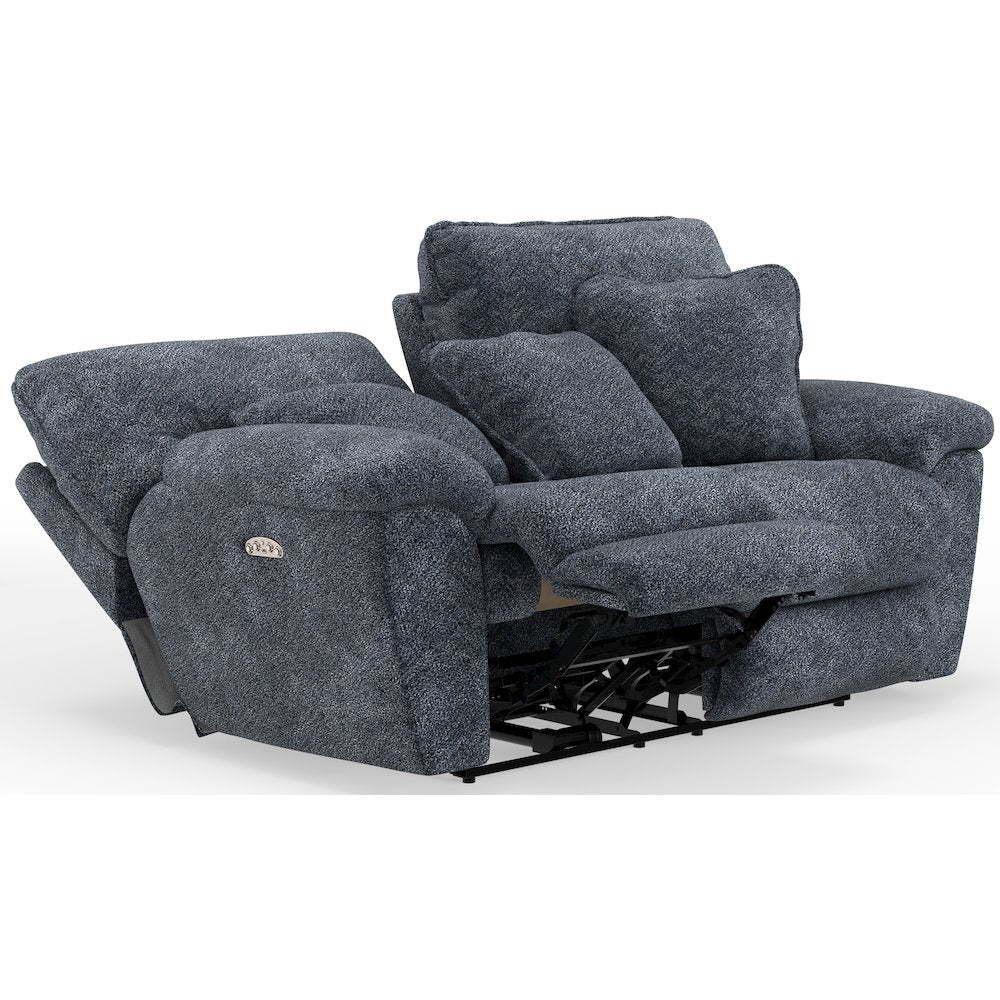 Paxon Deep Seat Power Reclining Loveseat with Power Adjustable Headrest