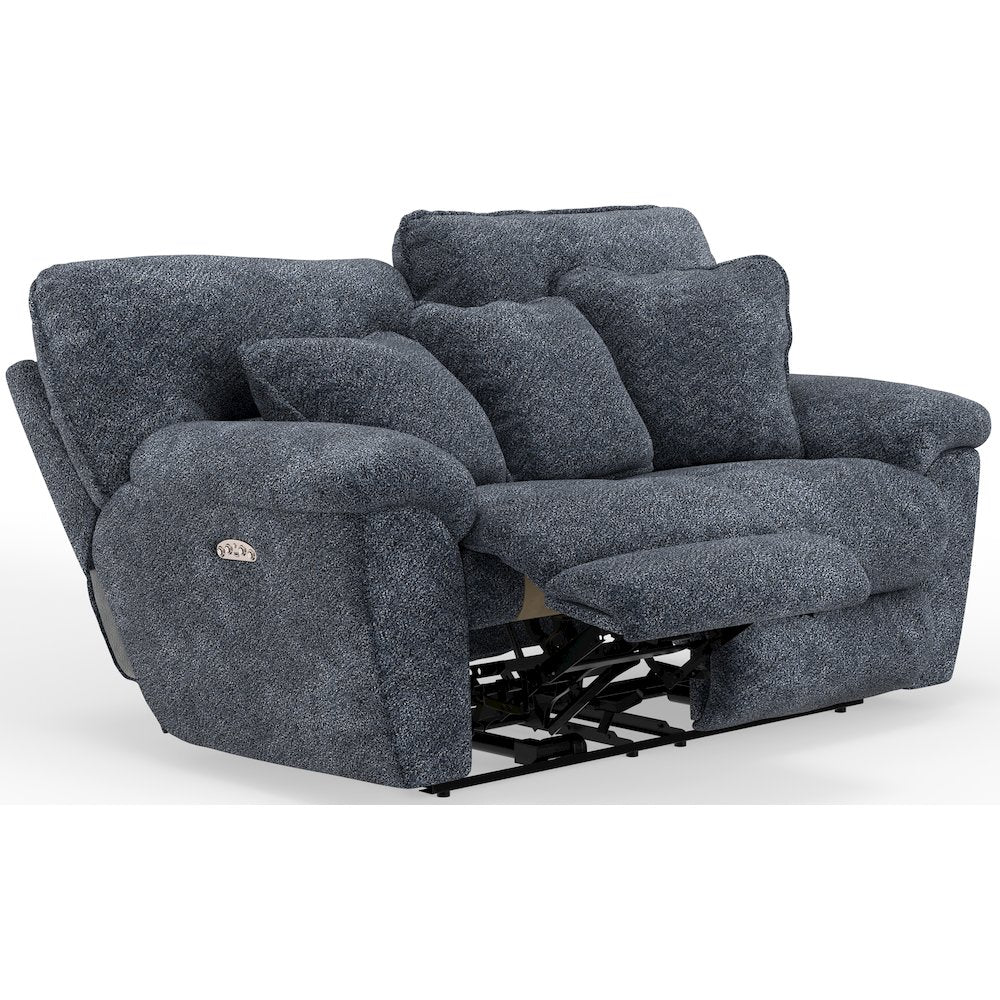 Paxon Deep Seat Power Reclining Loveseat with Power Adjustable Headrest
