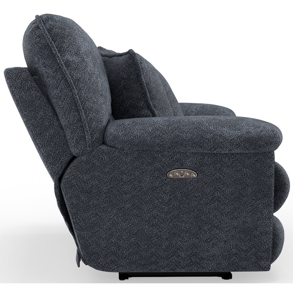 Paxon Deep Seat Power Reclining Loveseat with Power Adjustable Headrest
