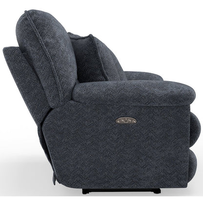 Paxon Deep Seat Power Reclining Loveseat with Power Adjustable Headrest