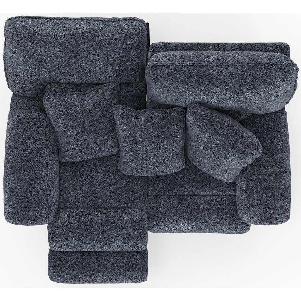 Paxon Deep Seat Power Reclining Loveseat with Power Adjustable Headrest