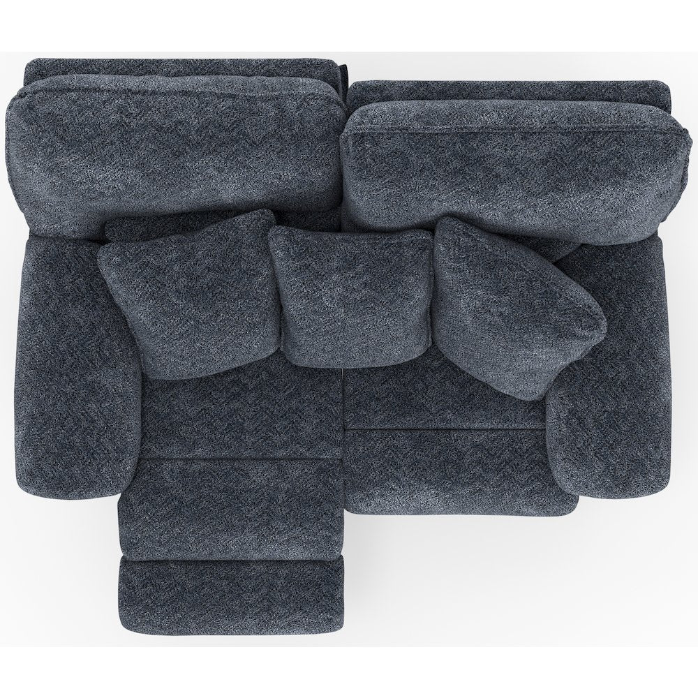 Paxon Deep Seat Power Reclining Loveseat with Power Adjustable Headrest