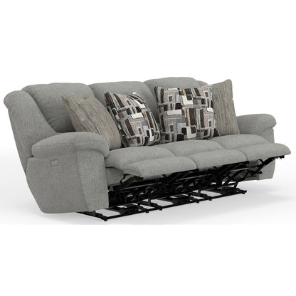 Trifecta Reclining Sofa with 3 Reclining Seats and Drop Down Table