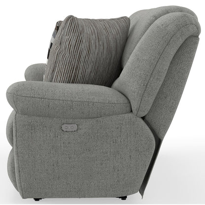 Trifecta Reclining Sofa with 3 Reclining Seats and Drop Down Table