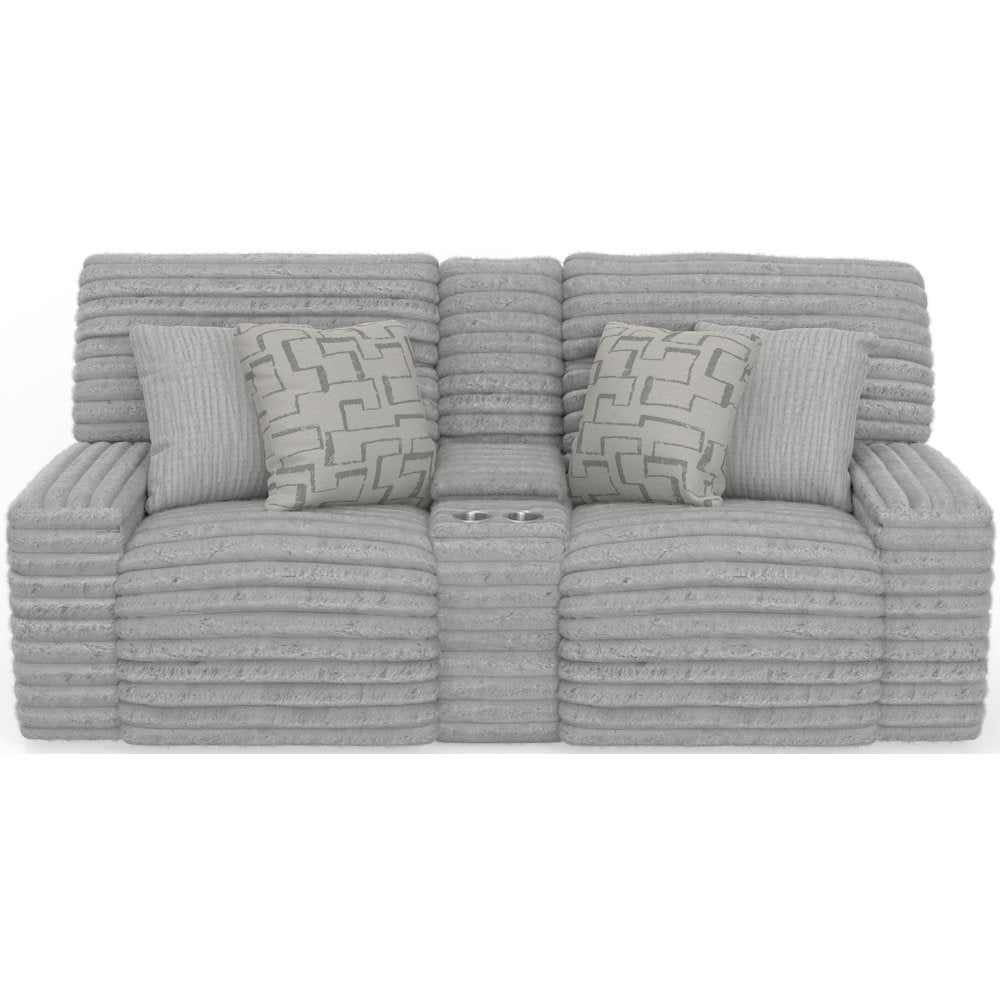 Lynx Power Reclining Console Loveseat with Zero Gravity