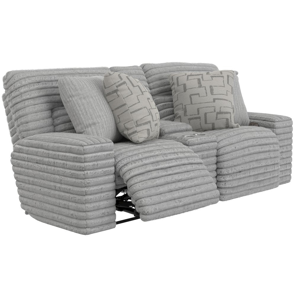 Lynx Power Reclining Console Loveseat with Zero Gravity