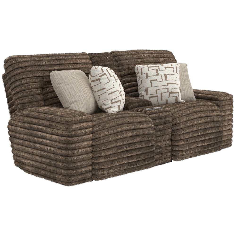 Lynx Power Reclining Console Loveseat with Zero Gravity