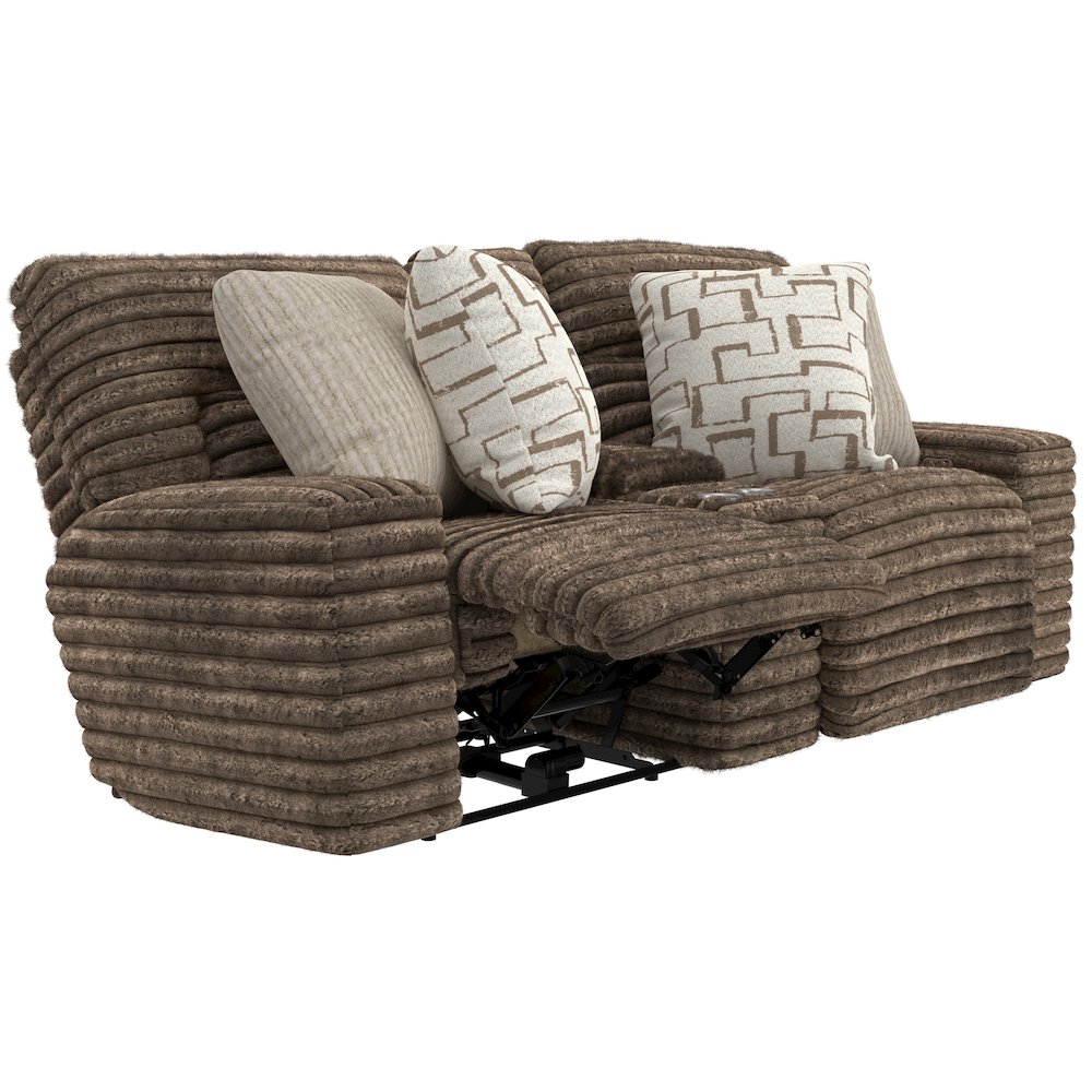 Lynx Power Reclining Console Loveseat with Zero Gravity